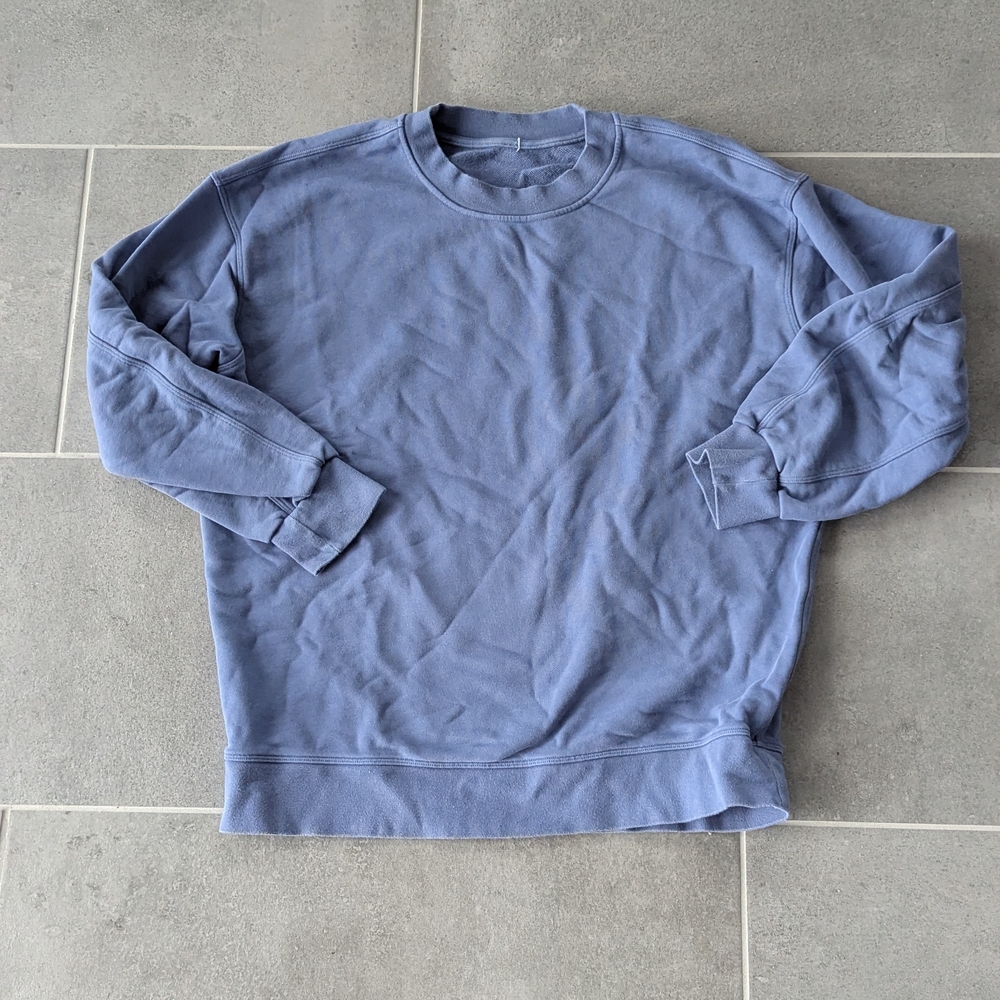 Lululemon Perfectly Oversized Crew Water Drop Size 4